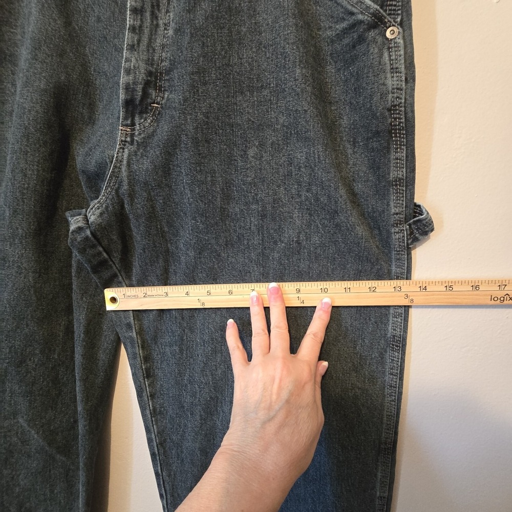Vtg Wrangler Jeans Mens 34x34 Baggy Carpenter Straight Cotton Streetwear Skater - Picture 9 of 16